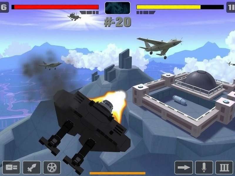 Intense Railgun Rampage Multiplayer Action Railgun Rampage Gameplay Screenshot